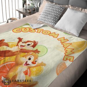 Alternative view of Good Disney Chip 'n' Dale Chip and Dale Blanket Fleece Customized Blanket