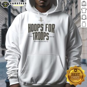 Alternative view of Awesome Hoops For Troops Houston Rockets Basketball T-Shirt
