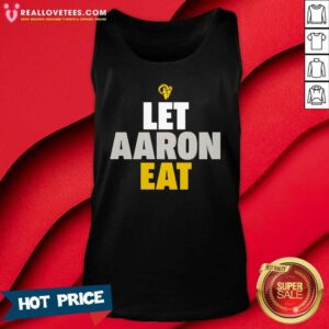 Alternative view of Beautiful Aaron Donald Los Angeles Rams Let Aaron Eat Shirt