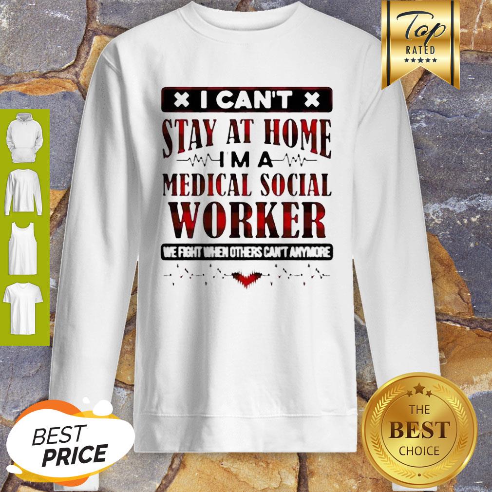I Can’t Stay At Home I’m A Medical Social Worker Coronavirus Shirt - Image 4