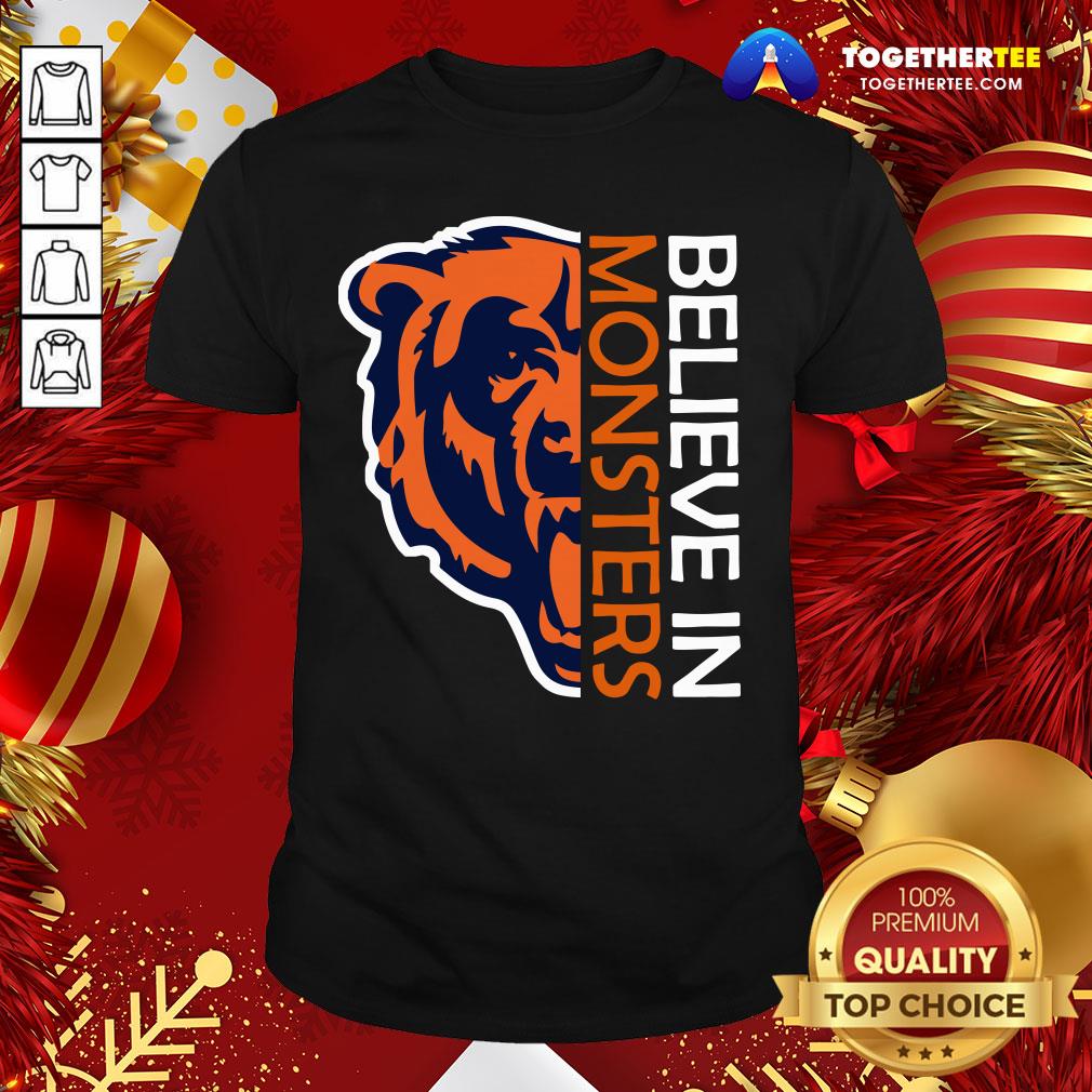 Official Believe In Monsters Chicago Bears Football Shirt