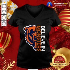 Alternative view of Official Believe In Monsters Chicago Bears Football Shirt