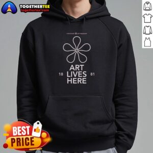 Alternative view of Official Cincinnati Art Museum Art Lives Here T-Shirt