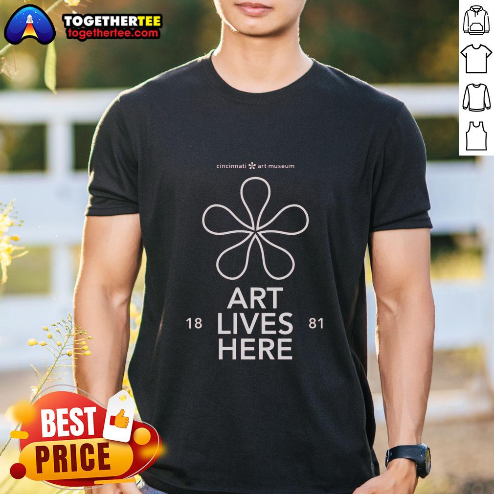 Official Cincinnati Art Museum Art Lives Here T-Shirt
