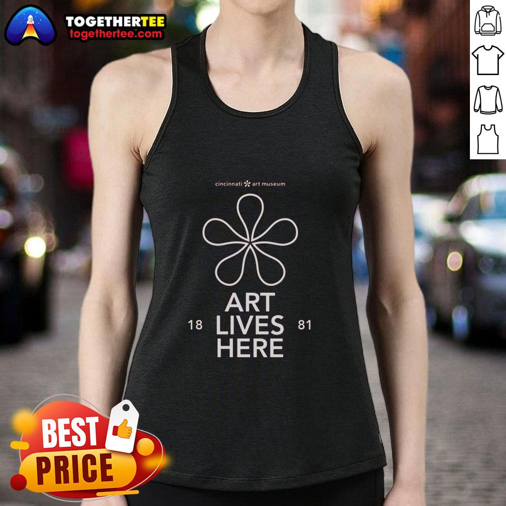 Official Cincinnati Art Museum Art Lives Here T-Shirt - Image 4