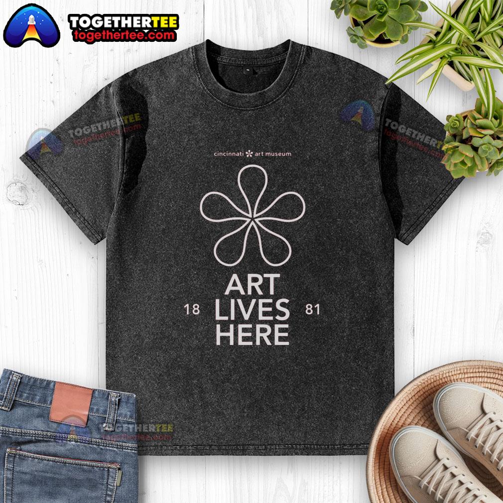 Official Cincinnati Art Museum Art Lives Here T-Shirt - Image 6