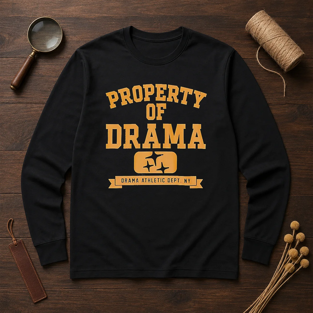 Good Property Of Drama Athletic Dept NY Shirt - Image 6