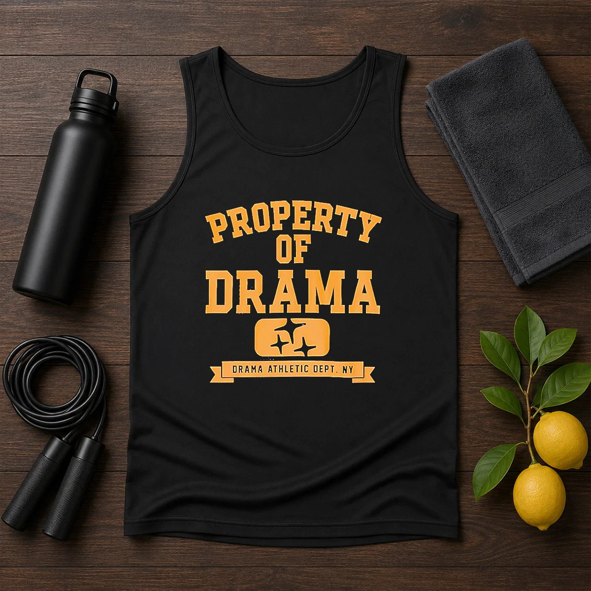 Good Property Of Drama Athletic Dept NY Shirt - Image 3