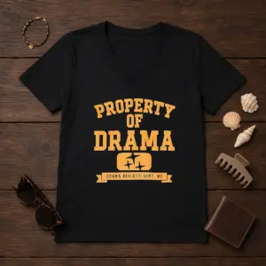Alternative view of Good Property Of Drama Athletic Dept NY Shirt