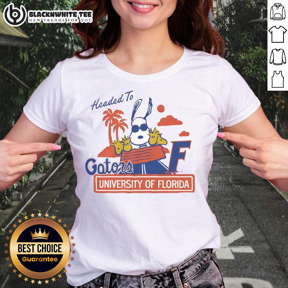 Top Snoopy X Florida Gators Headed To Gators University Of Florida T-Shirt - Image 3