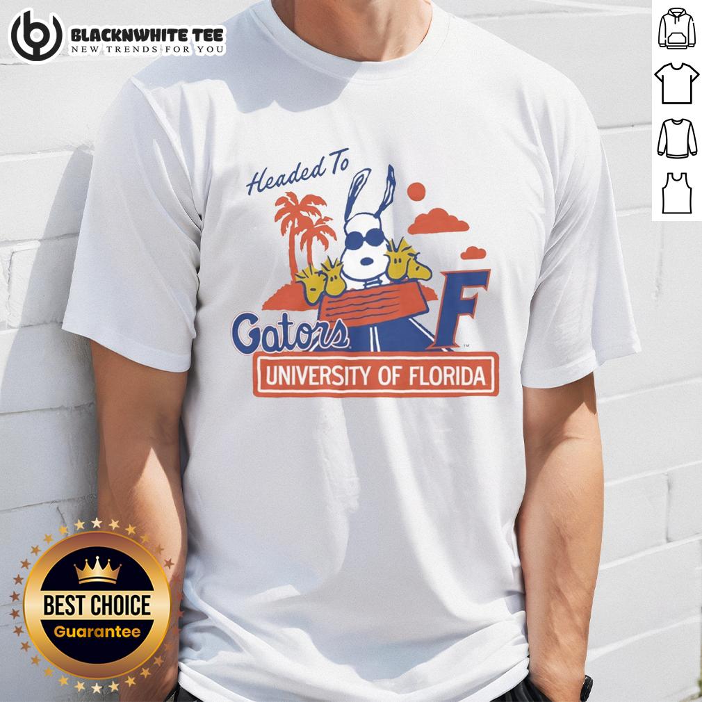 Top Snoopy X Florida Gators Headed To Gators University Of Florida T-Shirt