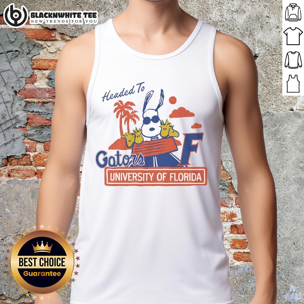Top Snoopy X Florida Gators Headed To Gators University Of Florida T-Shirt - Image 4