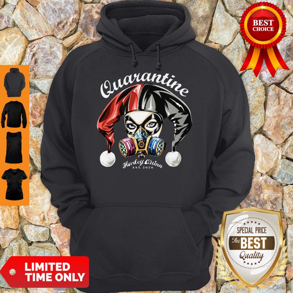 Top Quarantine Harley Quinn Est 2020 Shirt - Image 3