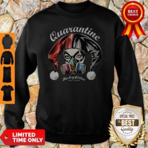 Alternative view of Top Quarantine Harley Quinn Est 2020 Shirt