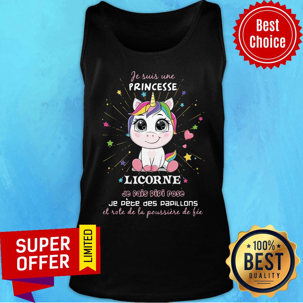 Unicorn Je Suis Ure Princess Licorne Shirt - Image 4
