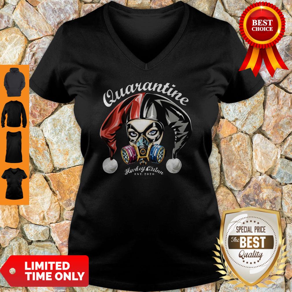 Top Quarantine Harley Quinn Est 2020 Shirt - Image 4