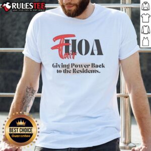 Official Fairhoa Giving Power Back To The Residents T-Shirt