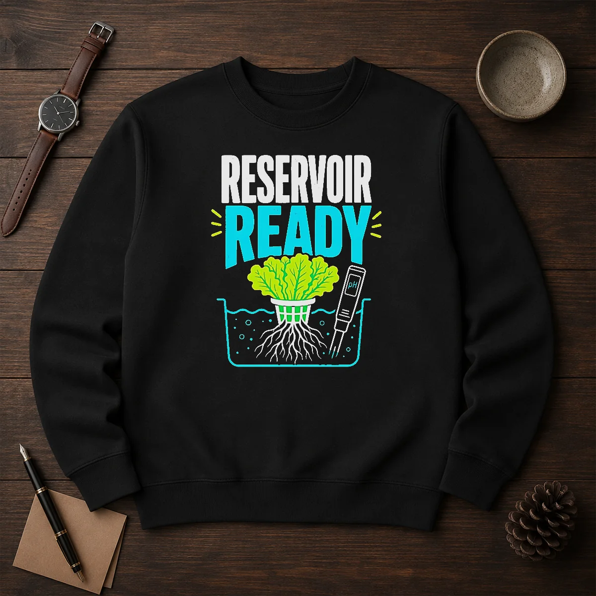 Hot Reservoir Ready Hydroponic Lettuce Shirt - Image 7