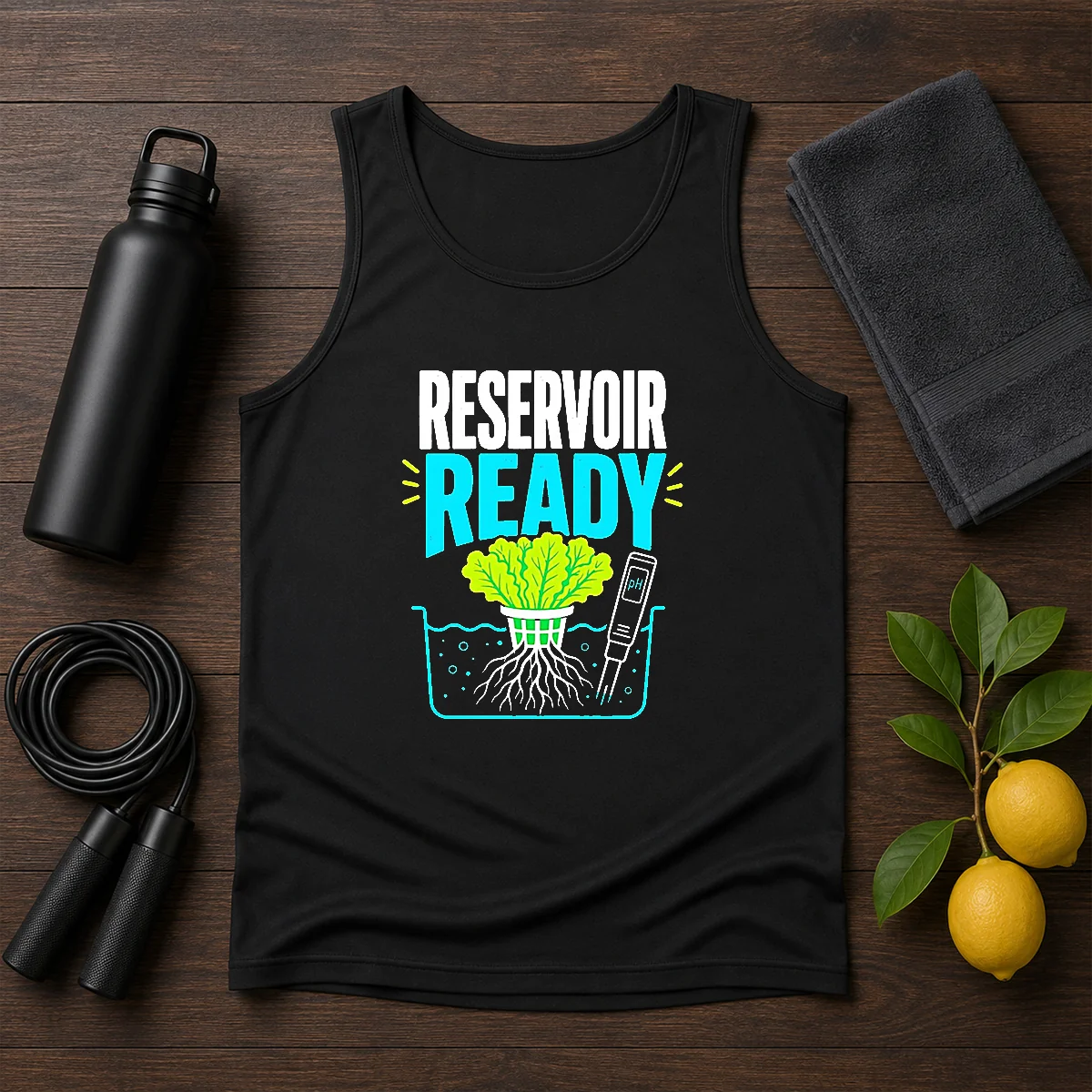 Hot Reservoir Ready Hydroponic Lettuce Shirt - Image 3