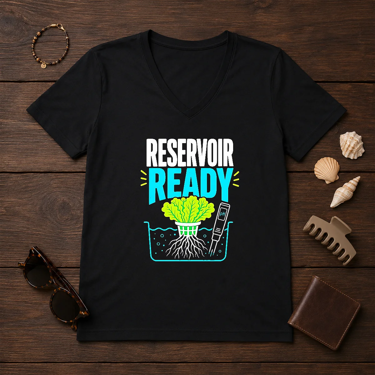 Hot Reservoir Ready Hydroponic Lettuce Shirt - Image 2