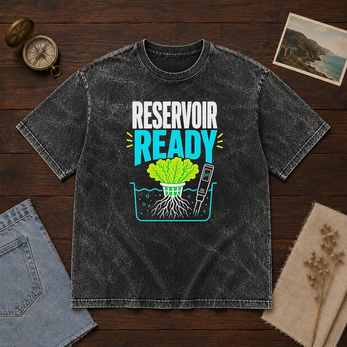 Hot Reservoir Ready Hydroponic Lettuce Shirt - Image 8