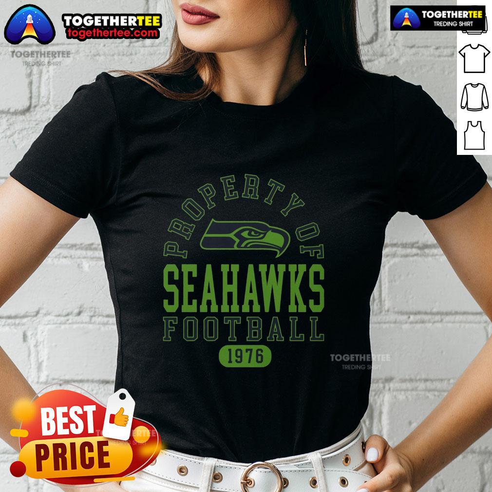 Original Seattle Seahawks Property 1976 T-Shirt - Image 3