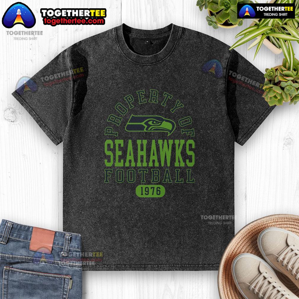 Original Seattle Seahawks Property 1976 T-Shirt - Image 6