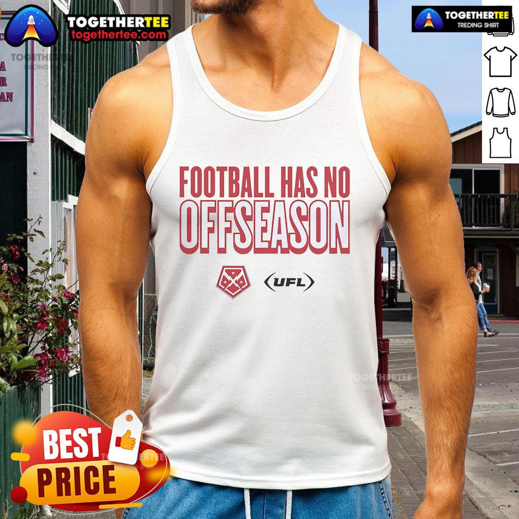 Official DC Defenders Football Has No Offseason Logo T-Shirt - Image 4