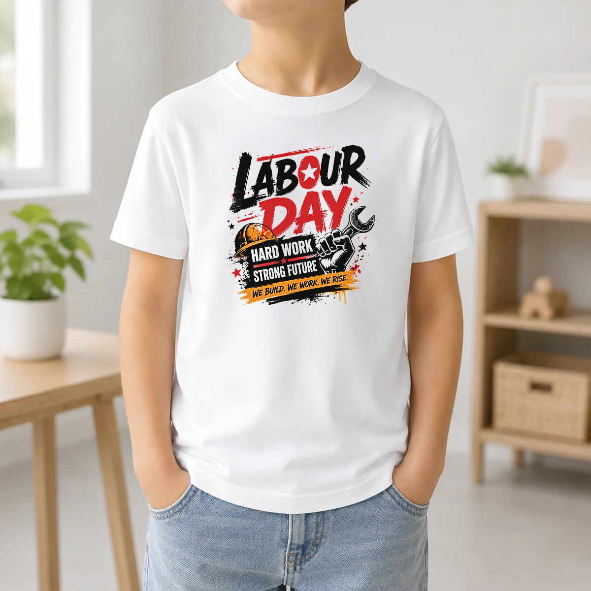Official Grunge Labour Day Hard Work Strong Future Fist Shirt - Image 9