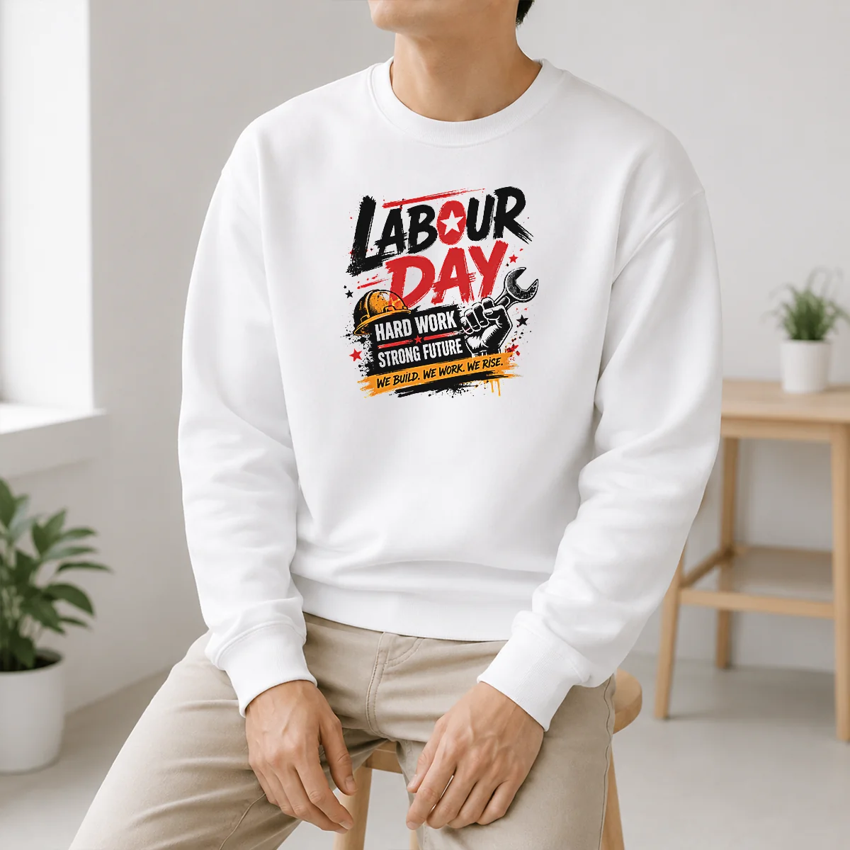 Official Grunge Labour Day Hard Work Strong Future Fist Shirt - Image 6