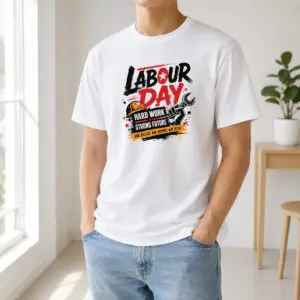 Official Grunge Labour Day Hard Work Strong Future Fist Shirt