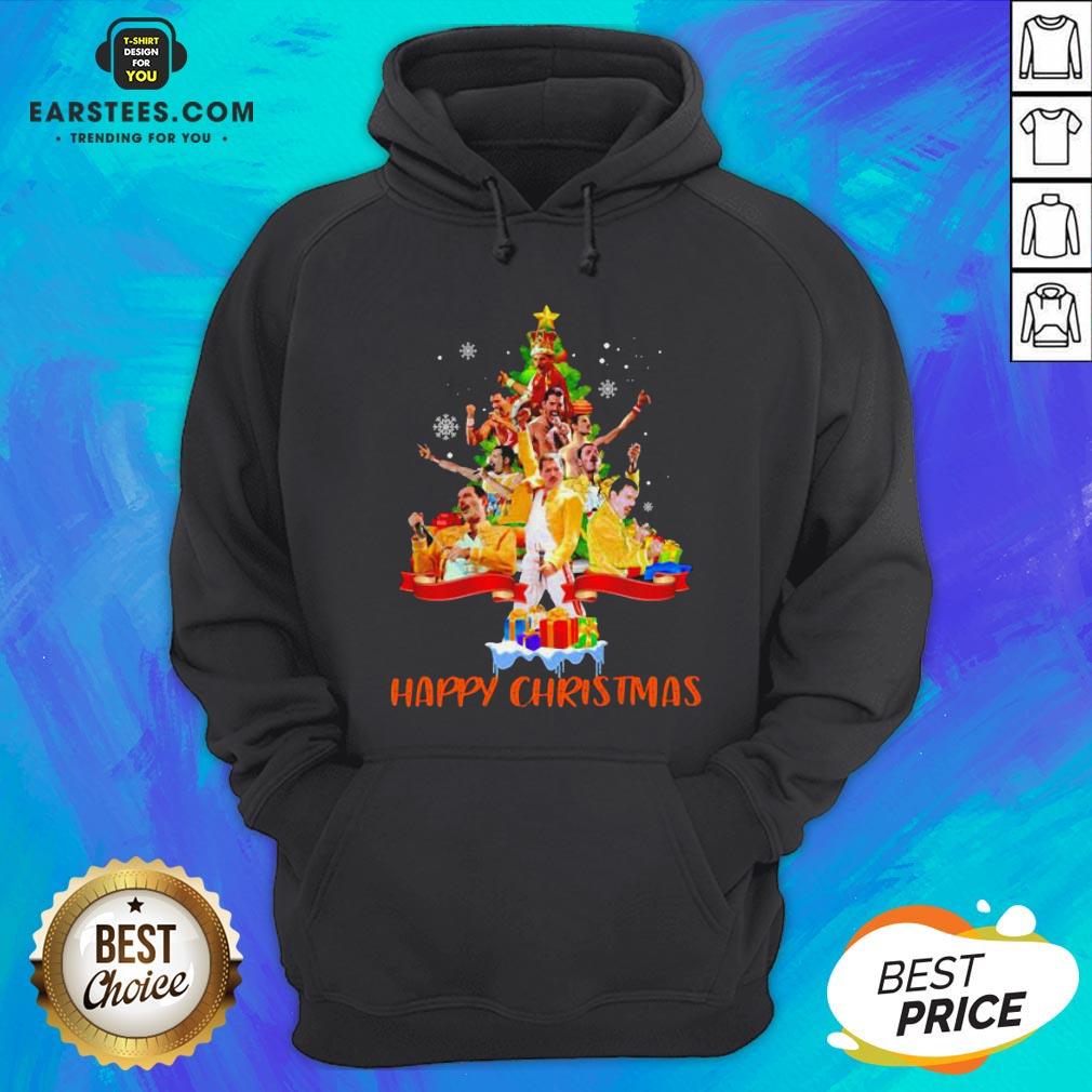 Original Freddie Mercury Happy Christmas Tree Shirt - Image 3