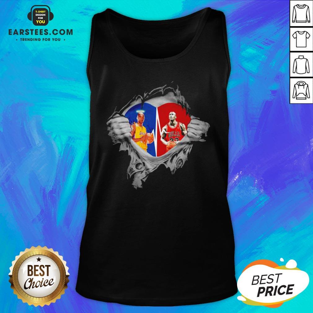 Perfect Heart Kobe Bryant And Michael Jordan Shirt - Image 5
