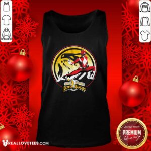Alternative view of Vip Tyrannosaurus Power Coin Mighty Morphin Power Rangers Shirt