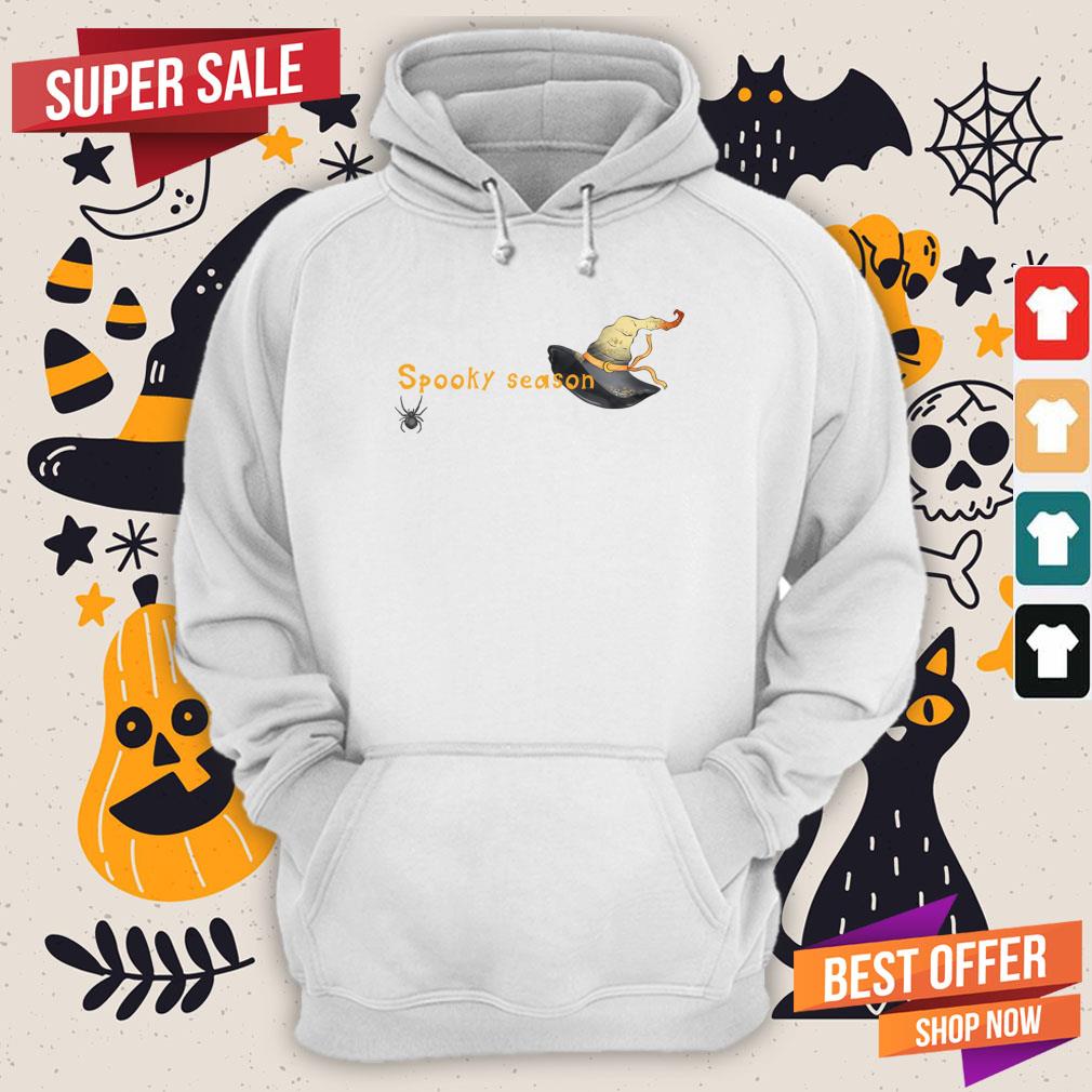 Spooky Season Halloween Witch Hat And Spider Shirt - Image 5