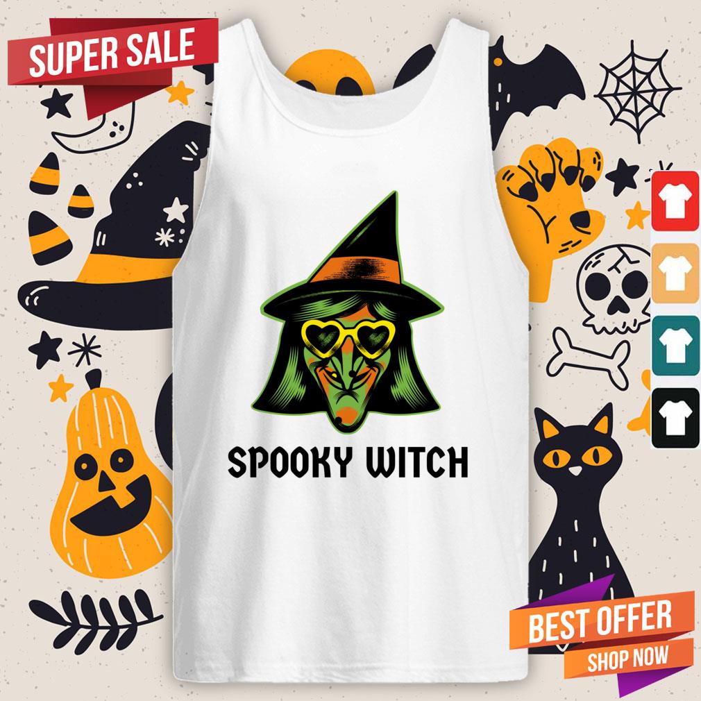 Spooky Witch Happy Halloween Day Shirt - Image 3
