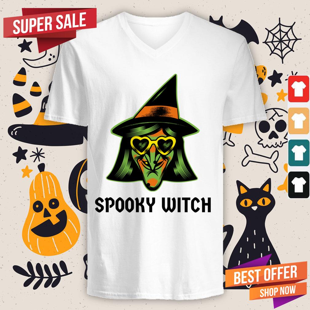 Spooky Witch Happy Halloween Day Shirt - Image 2