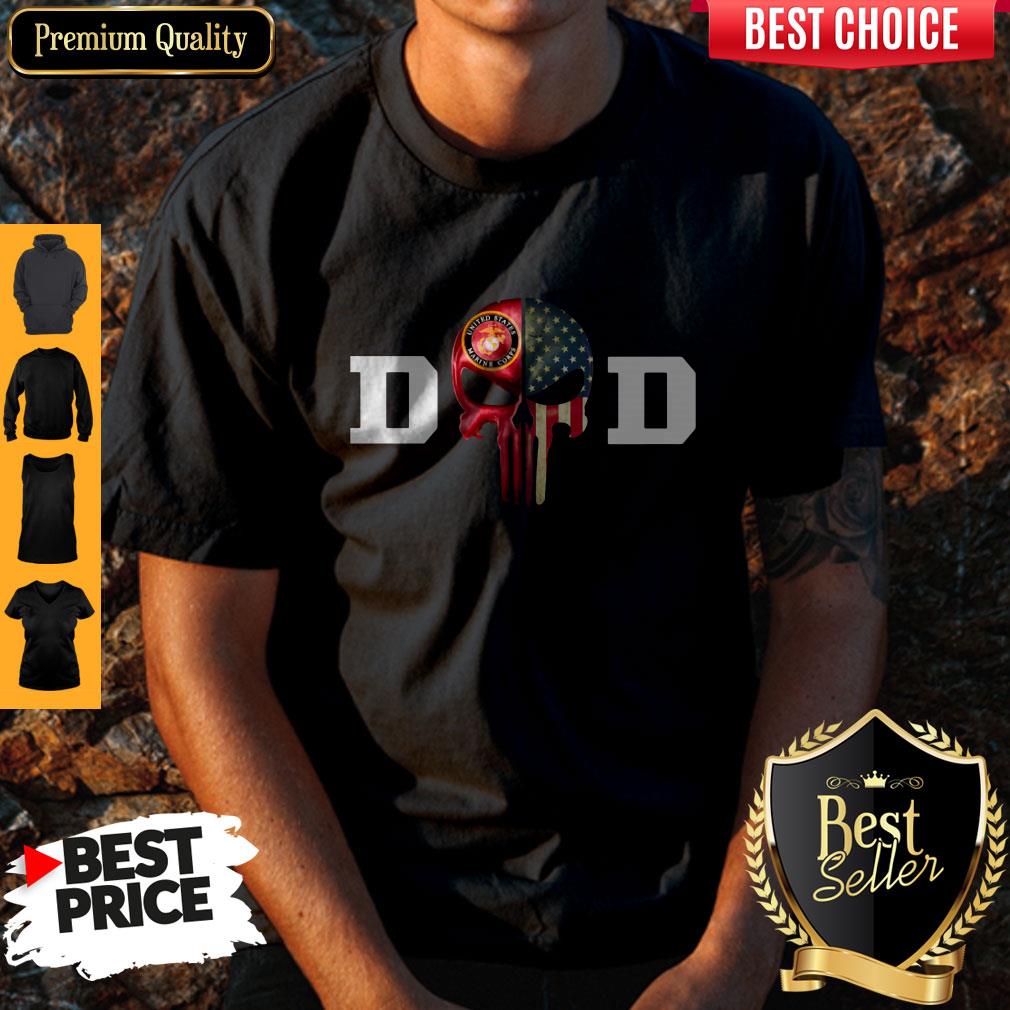 Top United States Marine Corps Dad Shirt