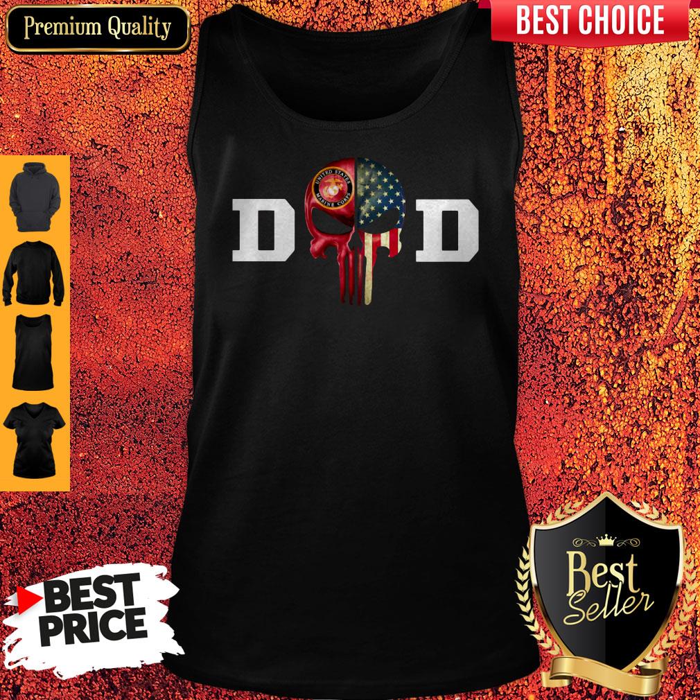 Top United States Marine Corps Dad Shirt - Image 4