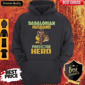 Alternative view of Dadalorian Husband Protector Hero Shirt