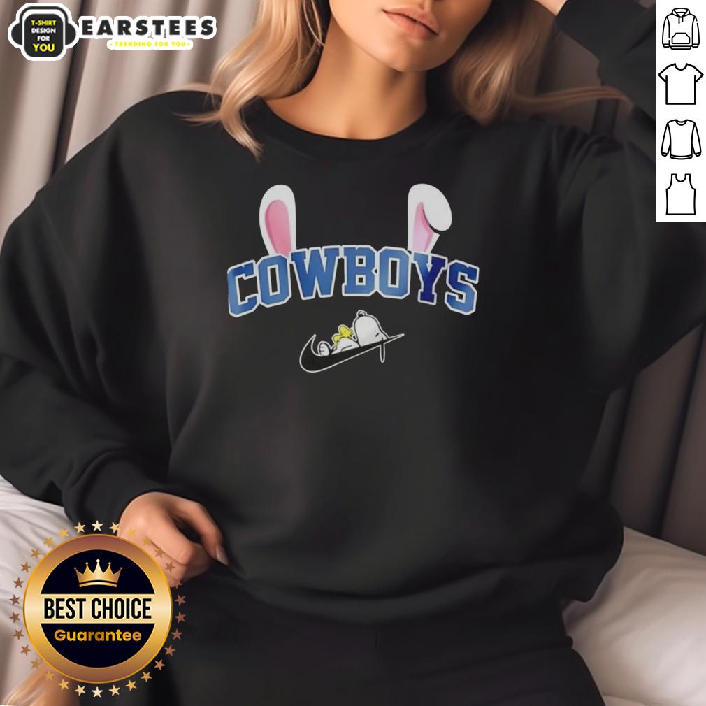 Awesome Dallas Cowboys X Snoopy Happy Easter T-Shirt - Image 5
