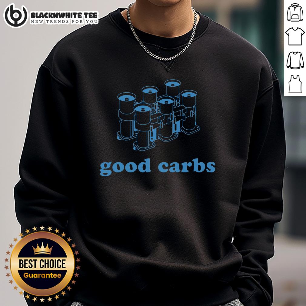 Good Carbs Resolutions Six Navy T-Shirt - Image 5