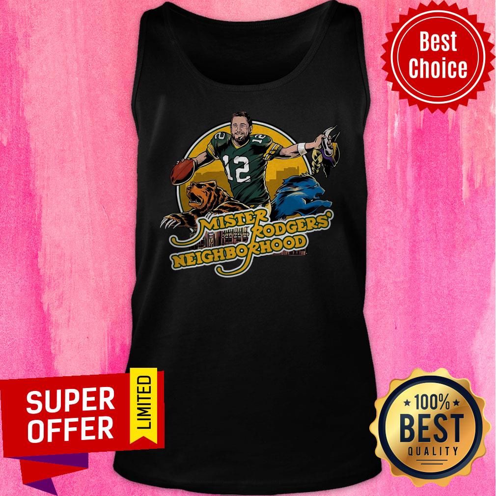 Awesome Aaron Rodgers Mister Rogers’ Neighborhood Shirt - Image 5
