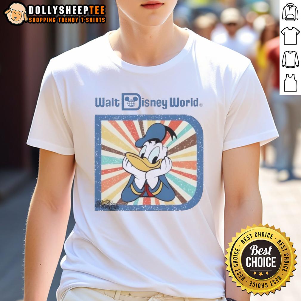 Original Donald Duck Walt Disney World Characters T-Shirt