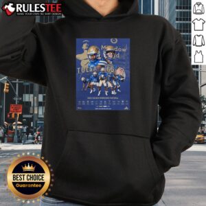 Alternative view of Good Tulsa's Team 2025 Golden Huricane Football T-Shirt