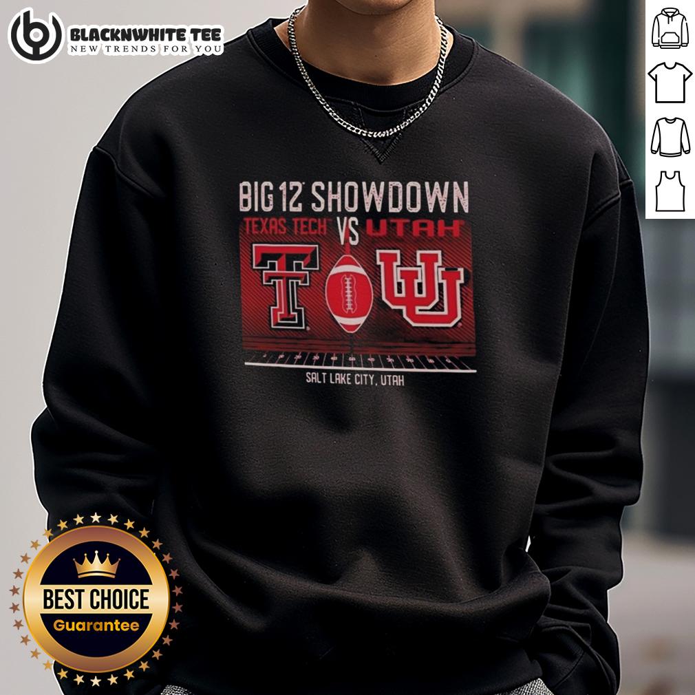 Top Utah Utes Vs Texas Tech Red Raiders Big 12 Showdown Salt Lake City Utah T-Shirt - Image 5