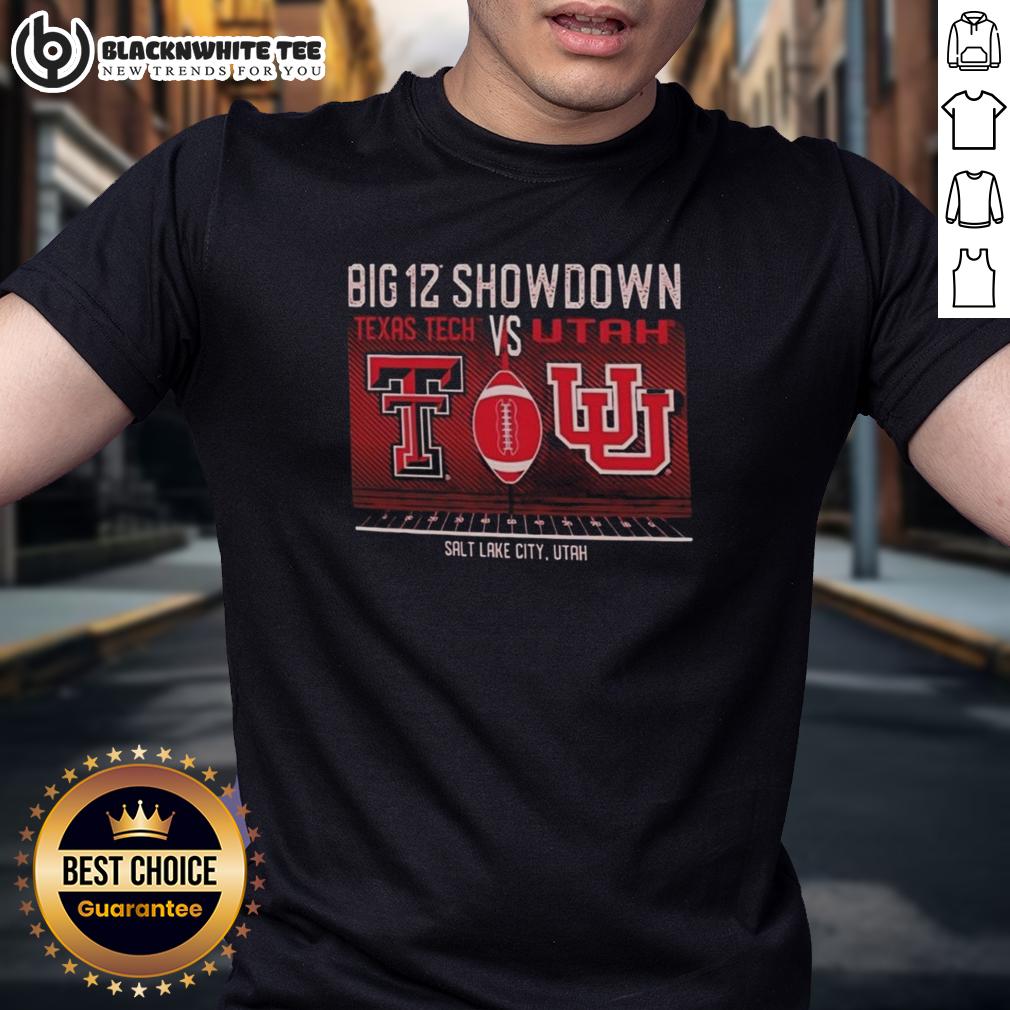 Top Utah Utes Vs Texas Tech Red Raiders Big 12 Showdown Salt Lake City Utah T-Shirt