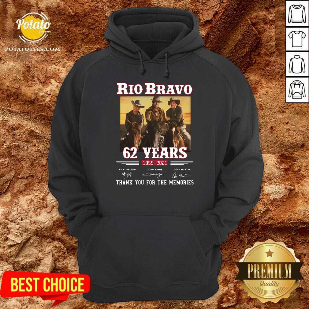 Good Rio Bravo 62 Years 1959 2020 Thank You For The Memories Signatures Shirt - Image 5