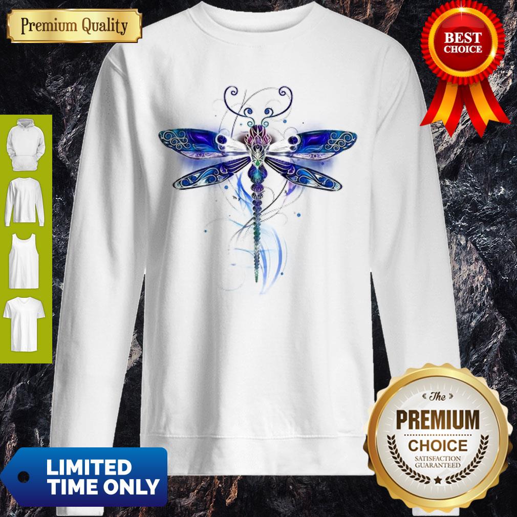 Awesome Abstract Dragonfly Shirt - Image 3
