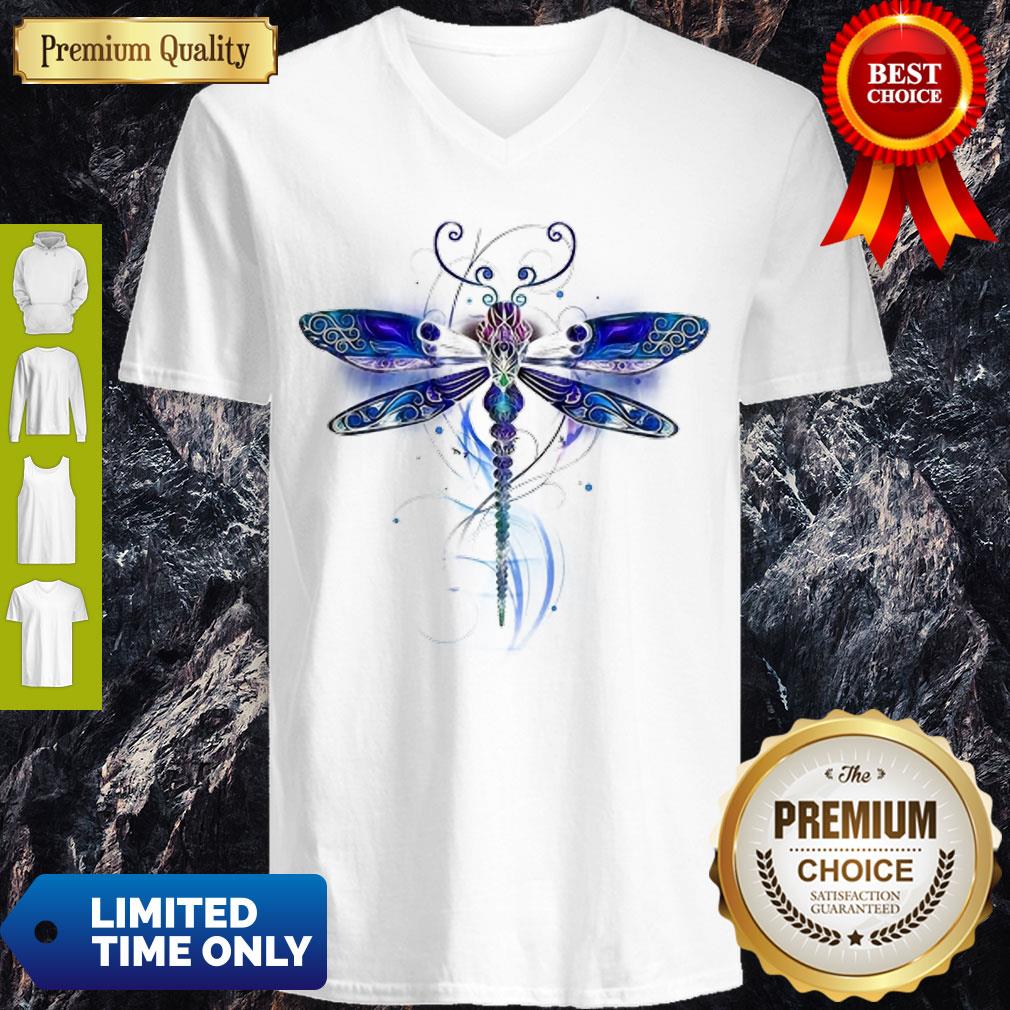 Awesome Abstract Dragonfly Shirt - Image 5